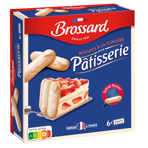 [3660140805650] BROSSARD Palitos la Reine para sobremesas 6x6 biscoitos 300g