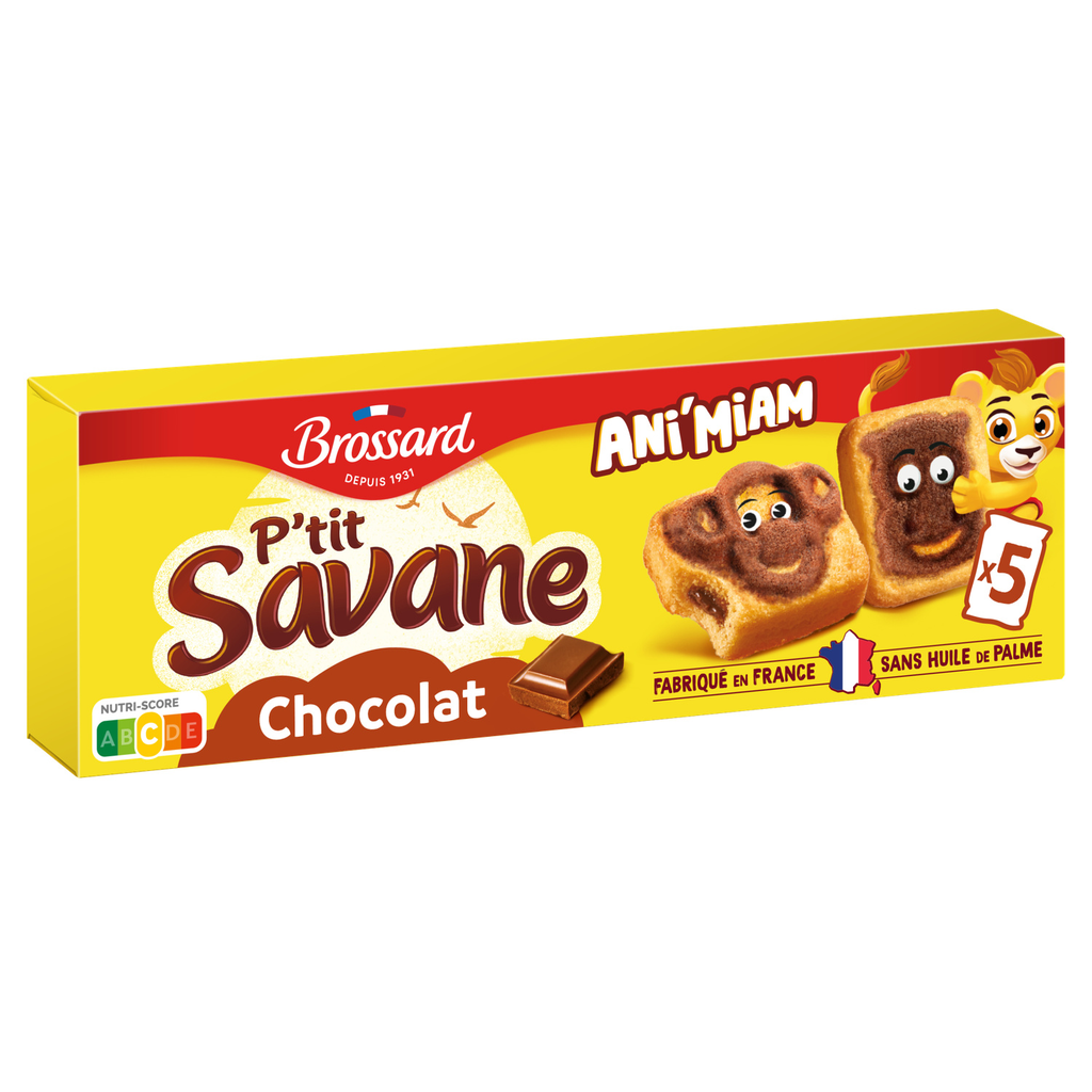 BROSSARD Savane Petit Savane Chocolate Cakes 5 x 30 g