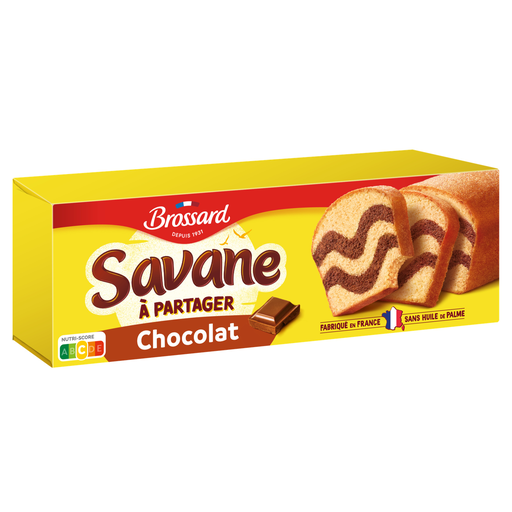[3660140948258] BROSSARD Savane pastel marmolado chocolate 310 g