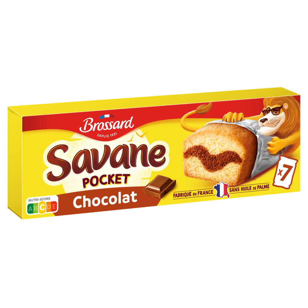 BROSSARD Savane Pocket Marble Chocolate Cake 7x30g