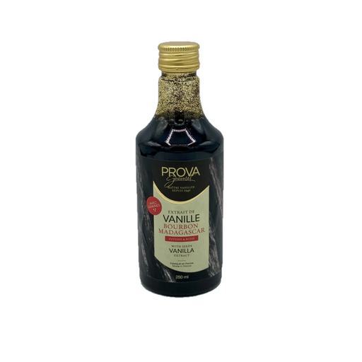 [3660152530021] PROVA GOURMET Madagascar Bourbon Vanilla Extract With Seeds 0.25 L