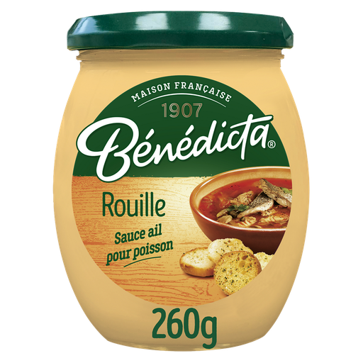 [3660603004736] BENEDICTA Rouille sauce garlic flavor 260 g