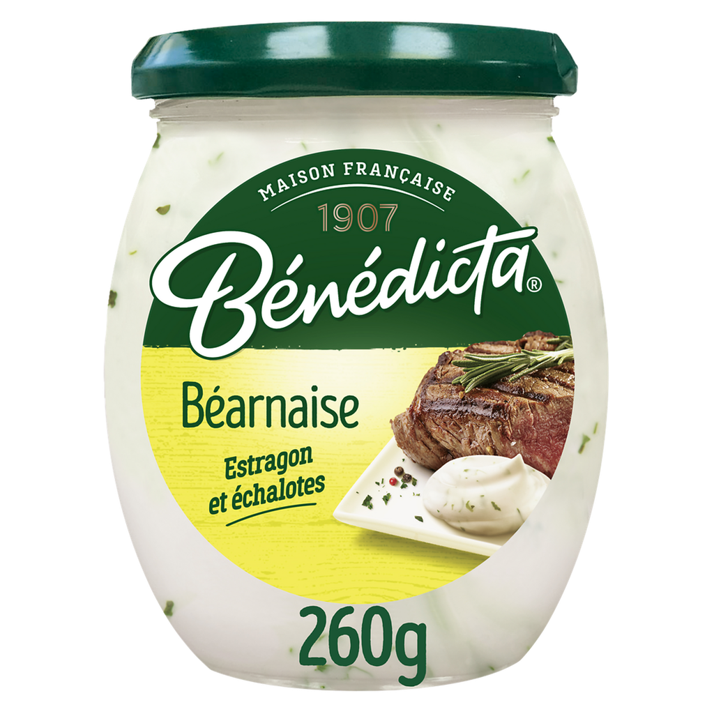 BENEDICTA Sauce béarnaise à l'estragon et échalotes 260 g