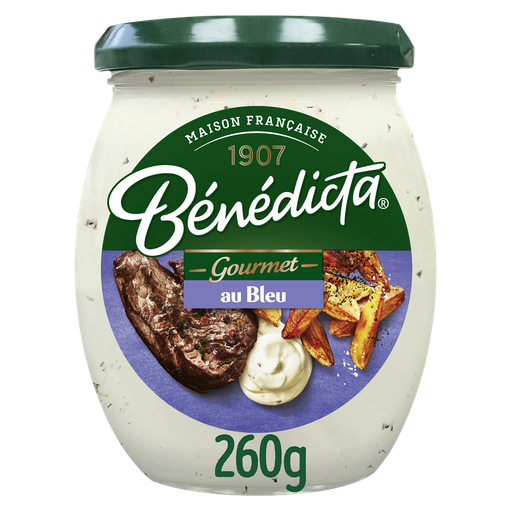 [3660603004927] BENEDICTA Molho de queijo azul 260 g