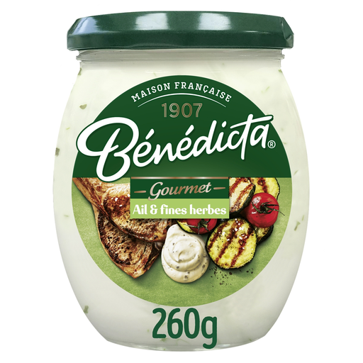[3660603004934] BENEDICTA Garlic and Herbs Sauce 260 g