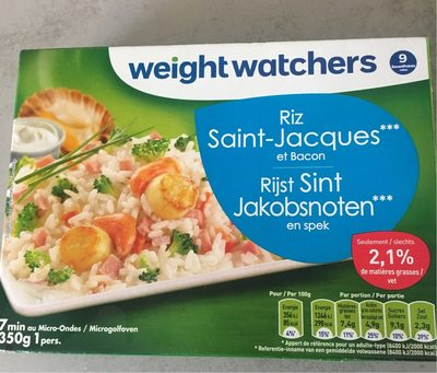 WEIGHT WATCHERS Rice Scallops Bacon 350 g