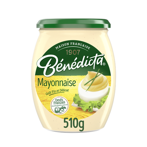 [3660603081867] BENEDICTA Mayonnaise Nature 510 g