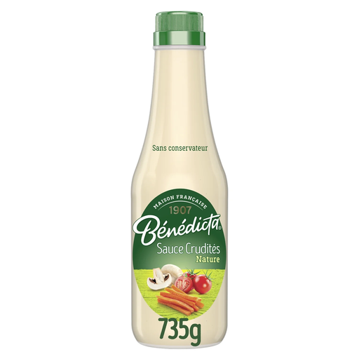[3660603081898] BENEDICTA Sauce Crudités Nature 735 g
