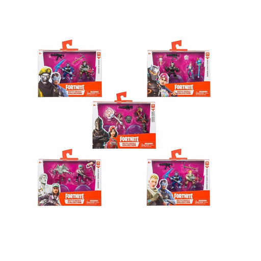 [0630996635070] FORTNITE Duo Figurines 5cm Battle Royale ASSORTI le lot de 2 figurines