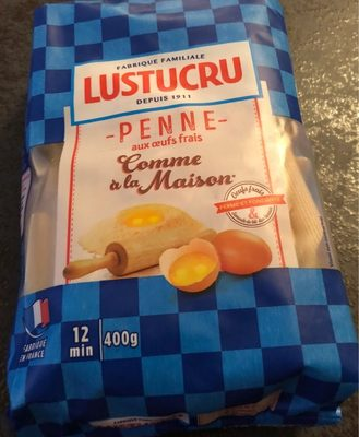[3660861903543] LUSTUCRU Lusaint Pâtes Maison Penne 400 g