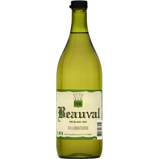 [3660989067950] BEAUVAL Vin Blanc de Table Sec 1 L