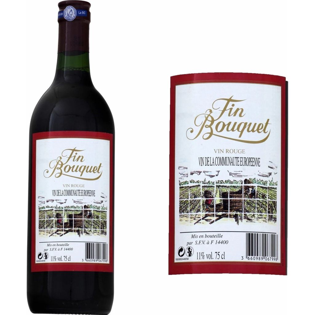 FIN BOUQUET Vino Tinto de la Unión Europea 75 cl