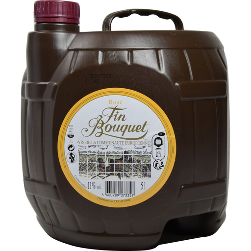 [3660989073357] FIN BOUQUET Vinho rosé da Comunidade Europeia 5 L