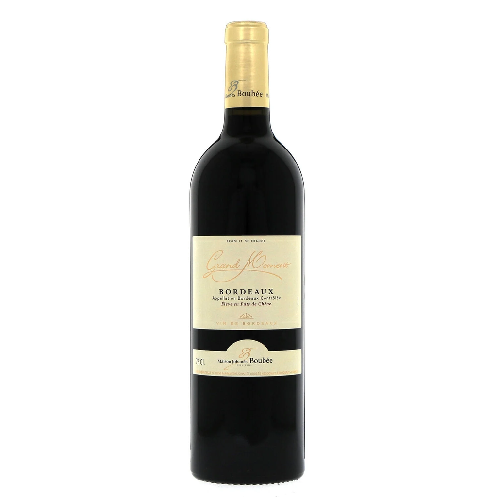 GRAND MOMENT Vino Tinto A.O.P. Bordeaux Maison Johanès Boubée 75 cl