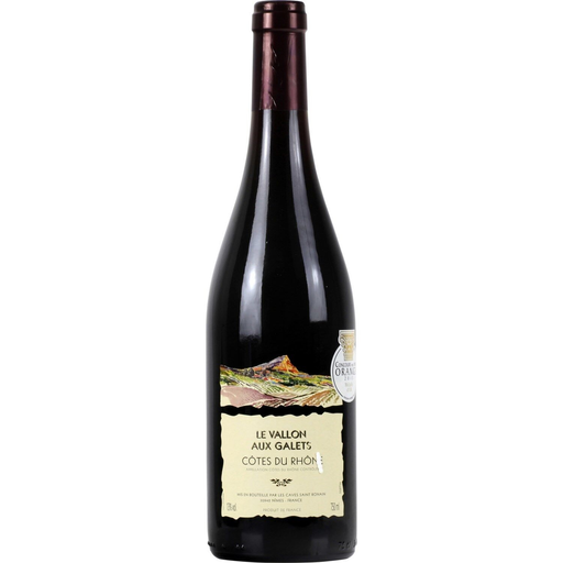 [3660989100305] 1ER PRIX Vinho tinto Côtes du Rhône LE VALLON AUX GALETS 75 cl