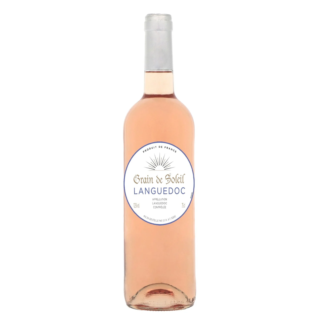 GRAIN DE SOLEIL Vin Rosé A.O.P. Languedoc Les Petites Caves 75 cl