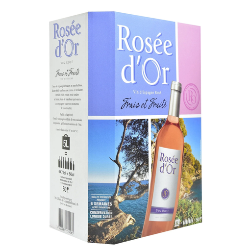 [3660989155565] ROSEE D'OR Vino Rosado de España 5 L