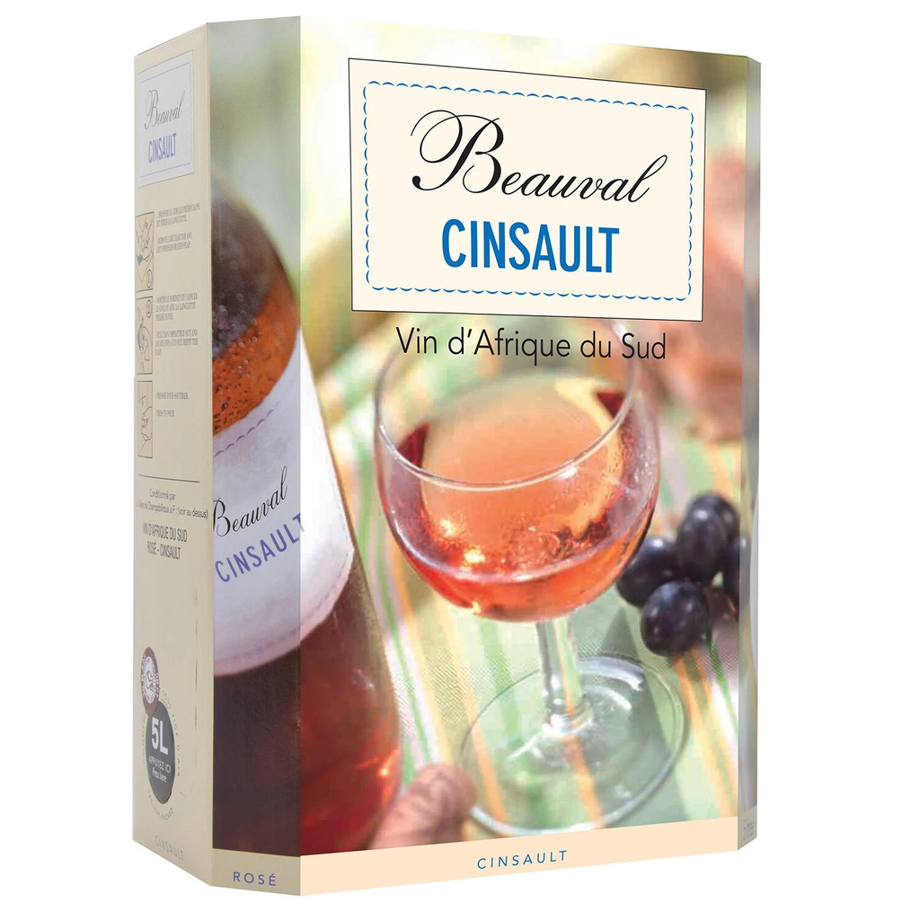 BEAUVAL Vinho Rosé da África do Sul Cinsault 5 L