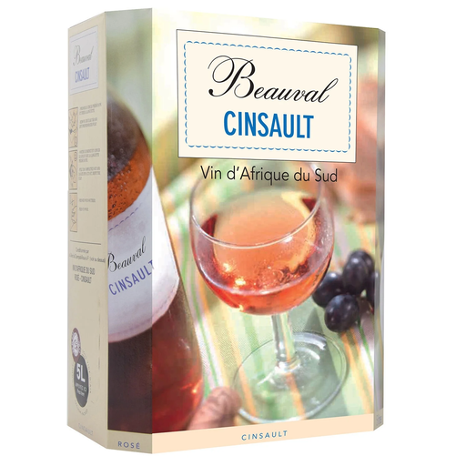 [3660989168138] BEAUVAL Vino Rosado de Sudáfrica Cinsault 5 L