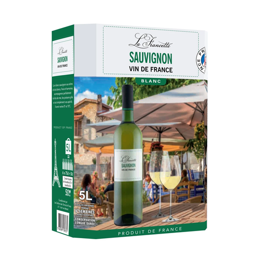 [3660989189331] LA FRANCETTE Vino Blanco Sauvignon 5 L