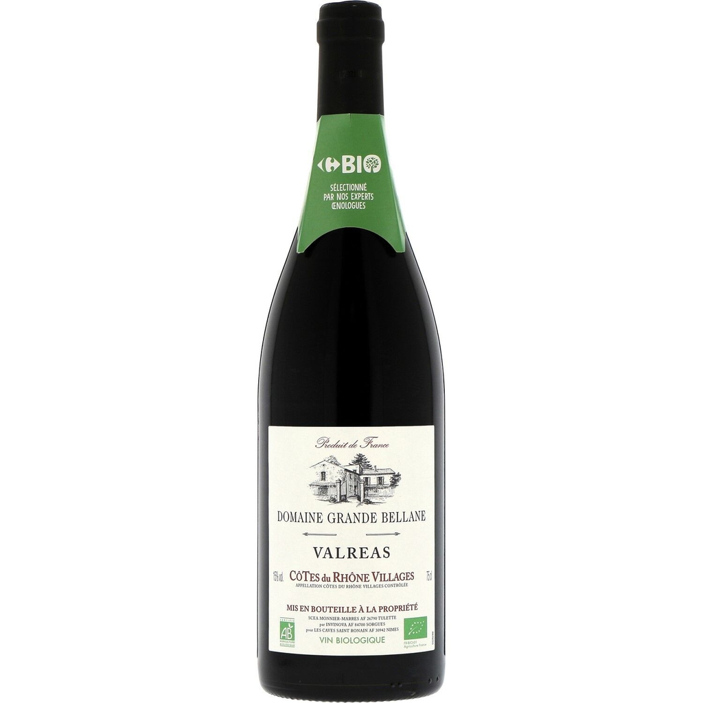 DOMAINE GRANDE BELLANE Red Wine A.O.P. Côtes-Du-Rhône-Villages Valréas 75 cl