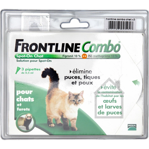 [3661103005957] FRONTLINE Antiparasitaire Pipette Pour Chat 3x0,5 ml