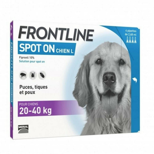 [3661103037644] FRONTLINE Antiparasitário Pipeta Para Cão Médio 20-40 kg, caixa de 4 pipetas