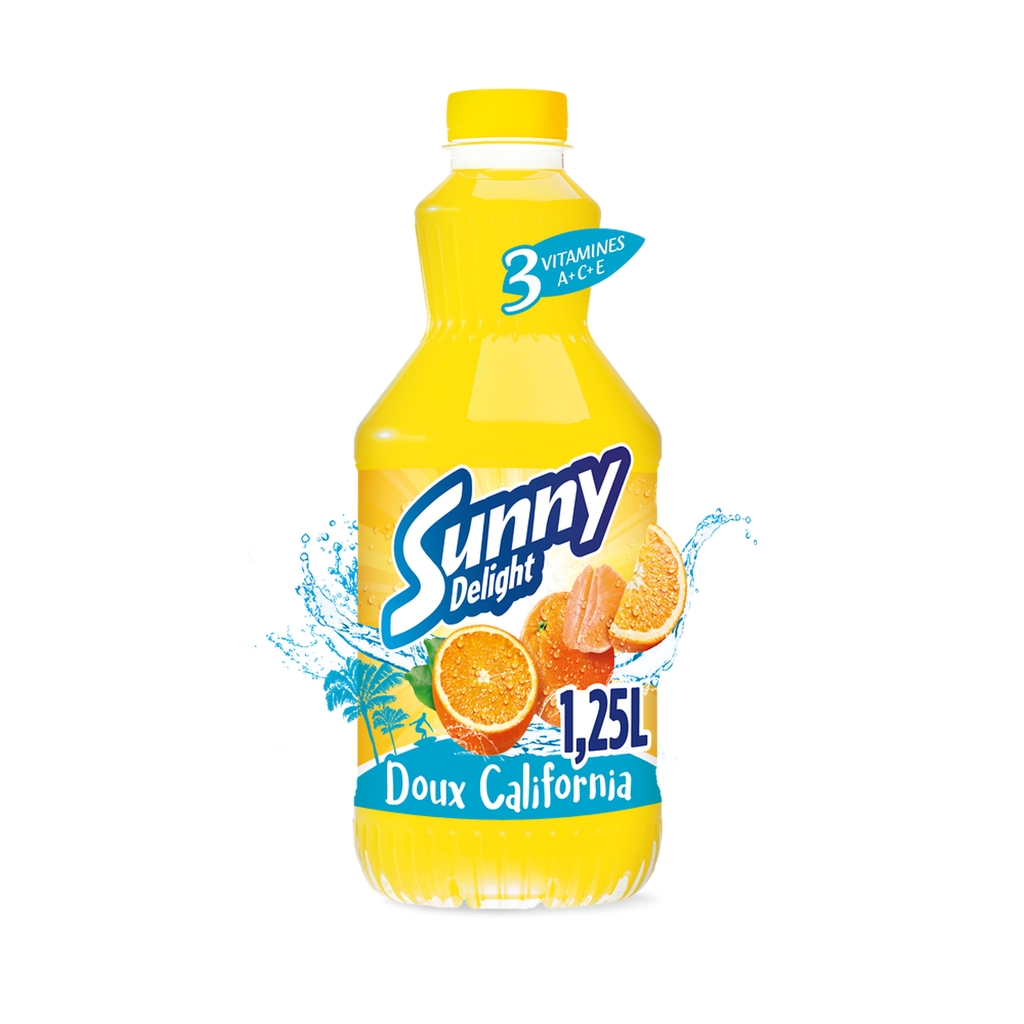 SUNNY DELIGHT Boisson au jus de fruits Doux California 1,25 L