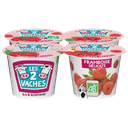LES 2 VACHES Iogurte batido com framboesa BIO 4x115g