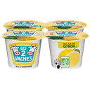 LES 2 VACHES Organic Lemon Stirred Yogurt 4x115g