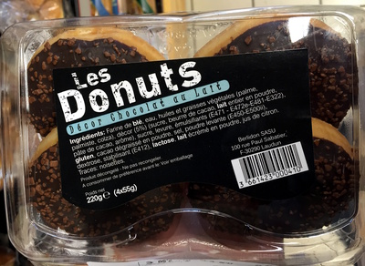[3661423000410] 1ER PRIX Donuts Choco Lait 220 g