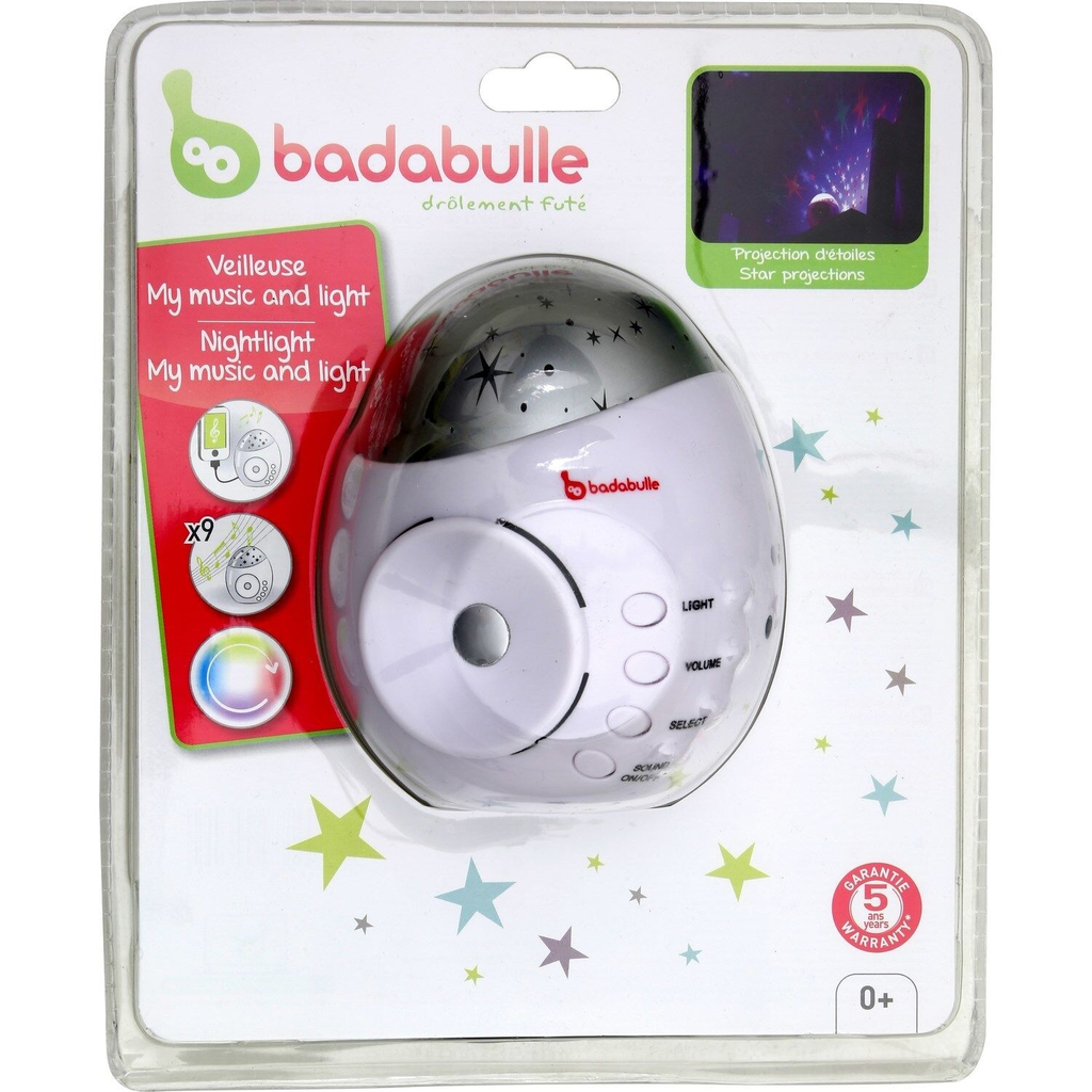 BADABULLE My Music & Light Night Light B015003 1 unit