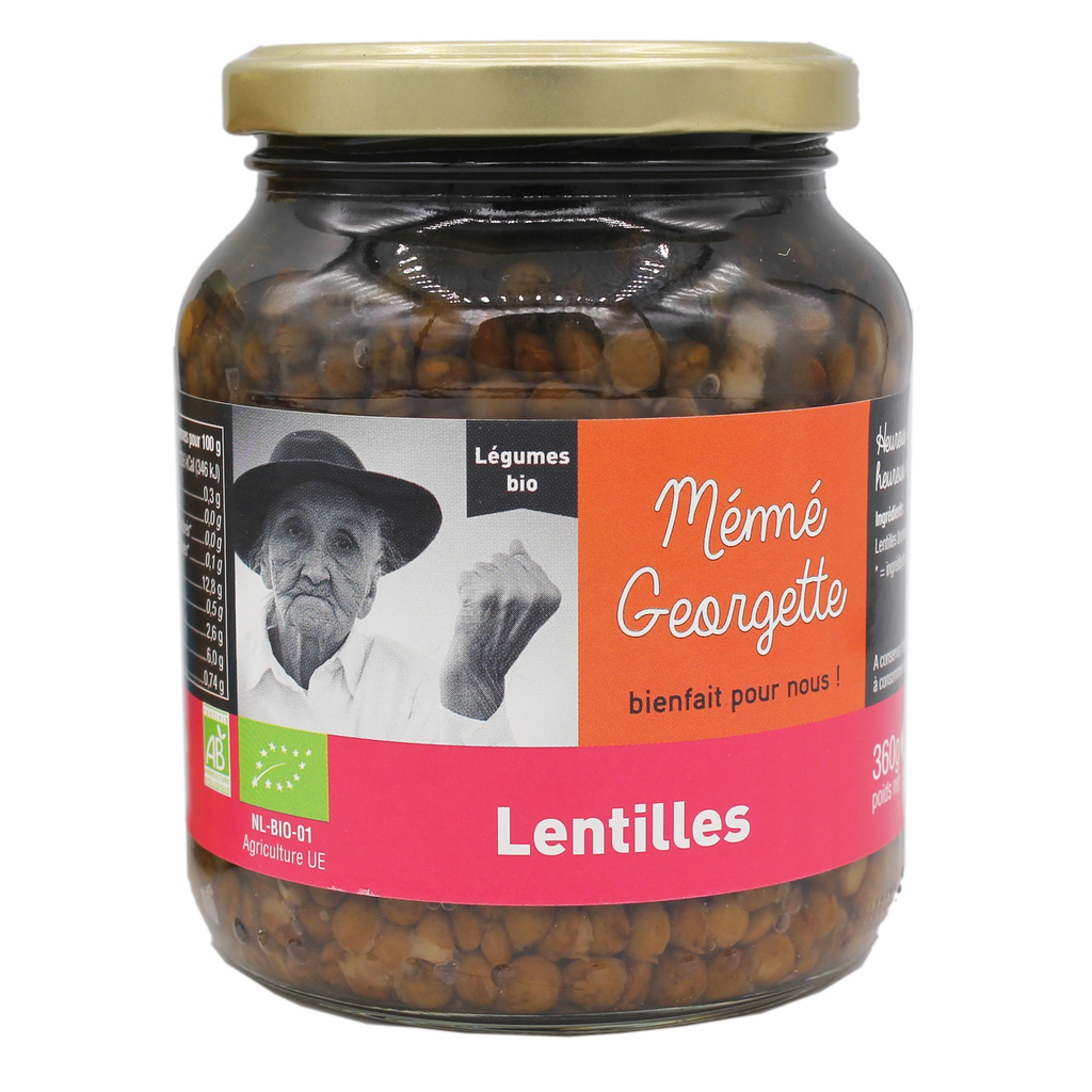 MEME GEORGETTE Lentejas BIO 360g