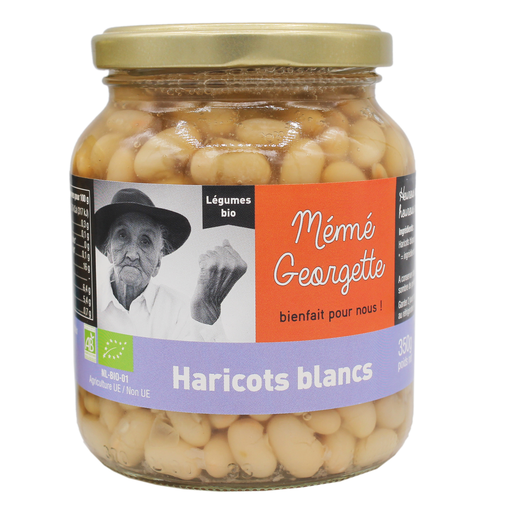 [3662790002038] MEME GEORGETTE Haricots Blancs Bio 350 g