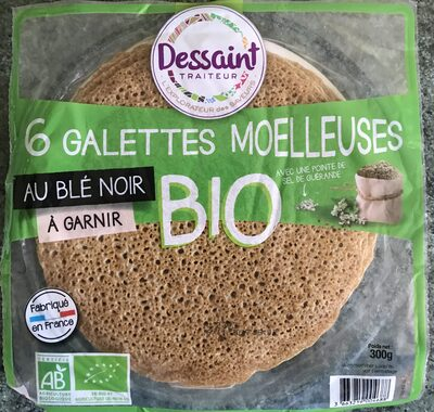 [3663219004688] DESSAINT TRAITEUR Organic Buckwheat Galettes 300 g