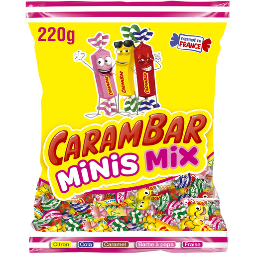 [3664346300940] CARAMBAR Bonbons Mini Mix 220 g