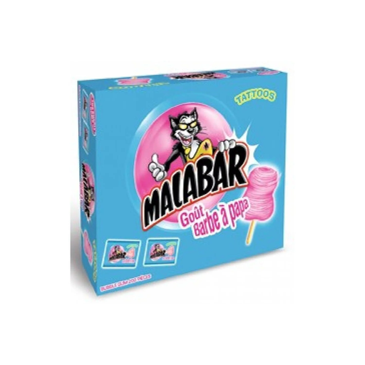 [3664346305686] MALABAR Bubble gum goût Barbe à papa 1340 g
