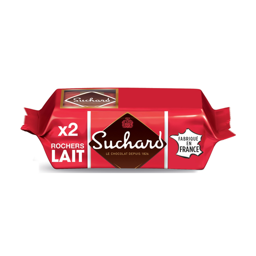 [3664346305945] SUCHARD Rochers chocolat au lait éclats de noisettes 2 x 35 g