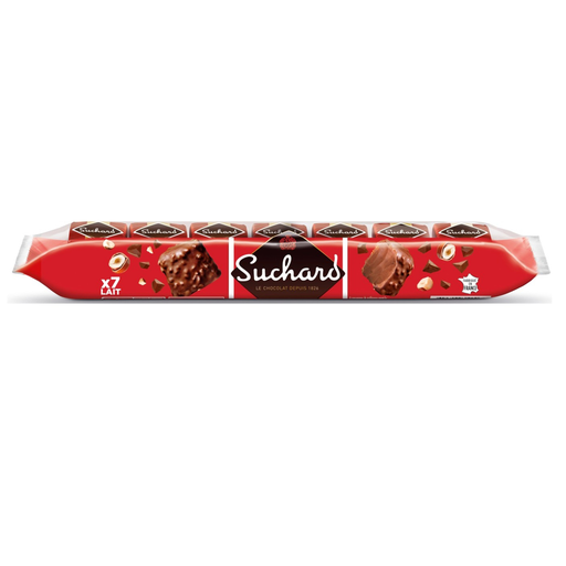 [3664346306638] SUCHARD Milk Chocolate Rochers with Hazelnut Pieces 7 x 35 g