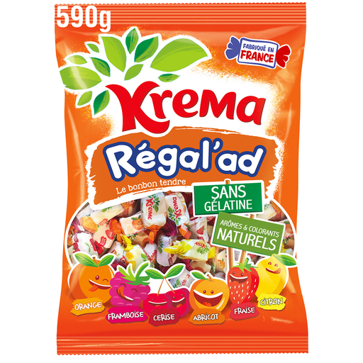 [3664346307062] KREMA Regal'Ad Fruit Assorted Candies 590 g
