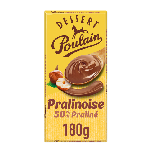 [3664346312608] POULAIN Tablette de chocolat Pralinoise dessert 180 g
