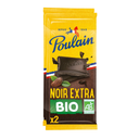 POULAIN Tablette de Chocolat Noir Bio 2 tablettes de 85 g