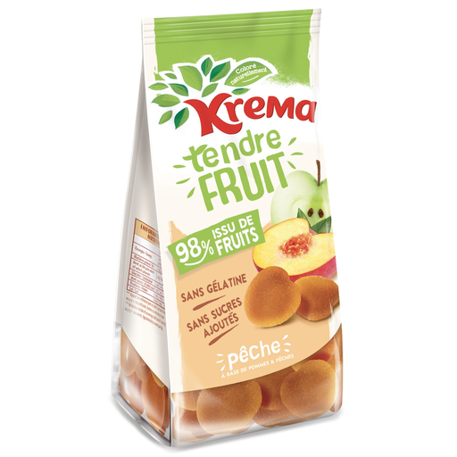 [3664346327190] KREMA Rebuçados mastigáveis pêssego 90 g