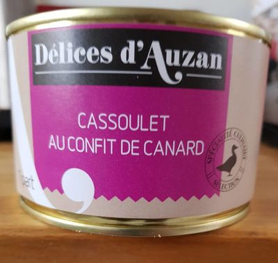 [3664857000070] DELICE AUZAN Cassoulet com Confit de Pato 420 g