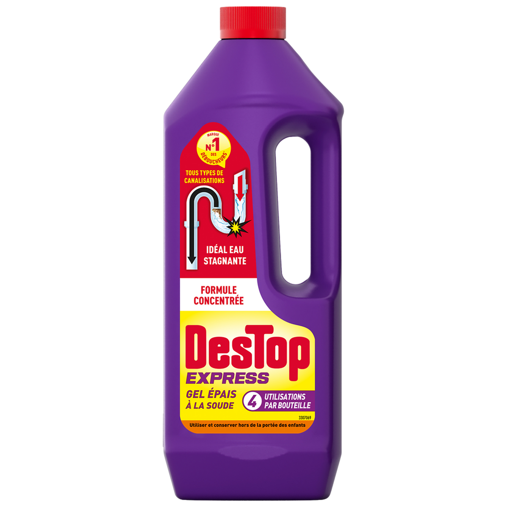 DESTOP Gel Desatascador de Tuberías Express 950 ml