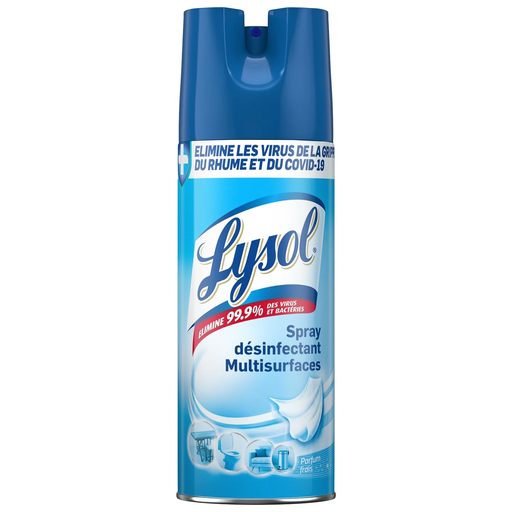 [3665468300610] LYSOL Spray désinfectant multi-surfaces et linge parfum frais 400 ml