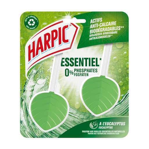 [3665468500003] HARPIC Bloc WC eucalyptus le lot de 2 galets