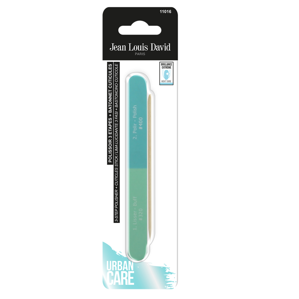 JEAN LOUIS DAVID Nail Buffer Cuticle Care the pack