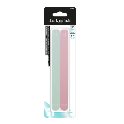 [3666085110415] JEAN LOUIS DAVID Lima de uñas Fantasía Profesional pack de 2