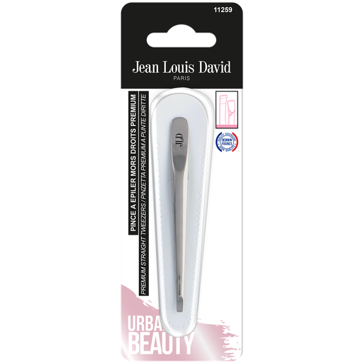 [3666085112594] JEAN LOUIS DAVID Straight Tip Premium Tweezers 1 unit